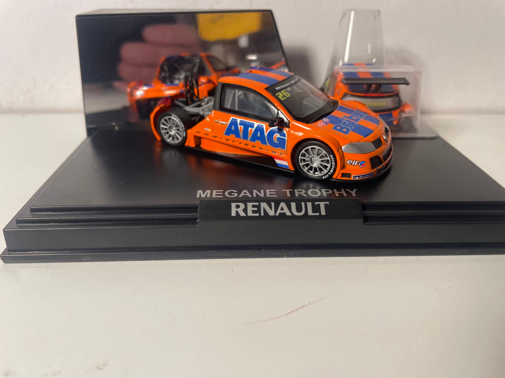 Mégane Trophy orange et bleue - NOREV (coffret boite rectangle)
