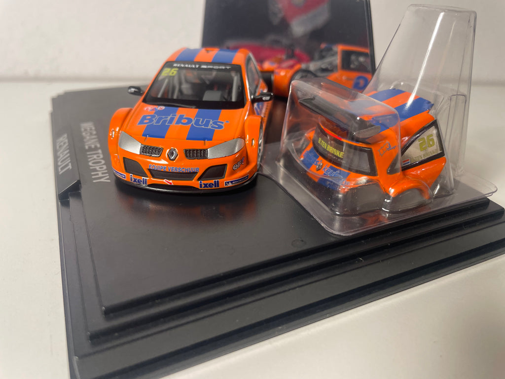 Mégane Trophy orange et bleue - NOREV (coffret boite rectangle)