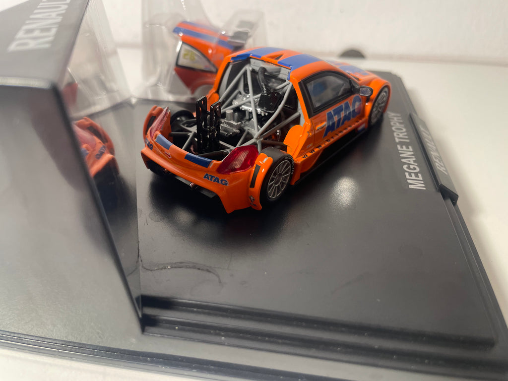 Mégane Trophy orange et bleue - NOREV (coffret boite rectangle)