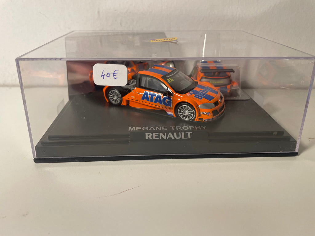 Mégane Trophy orange et bleue - NOREV (coffret boite rectangle)