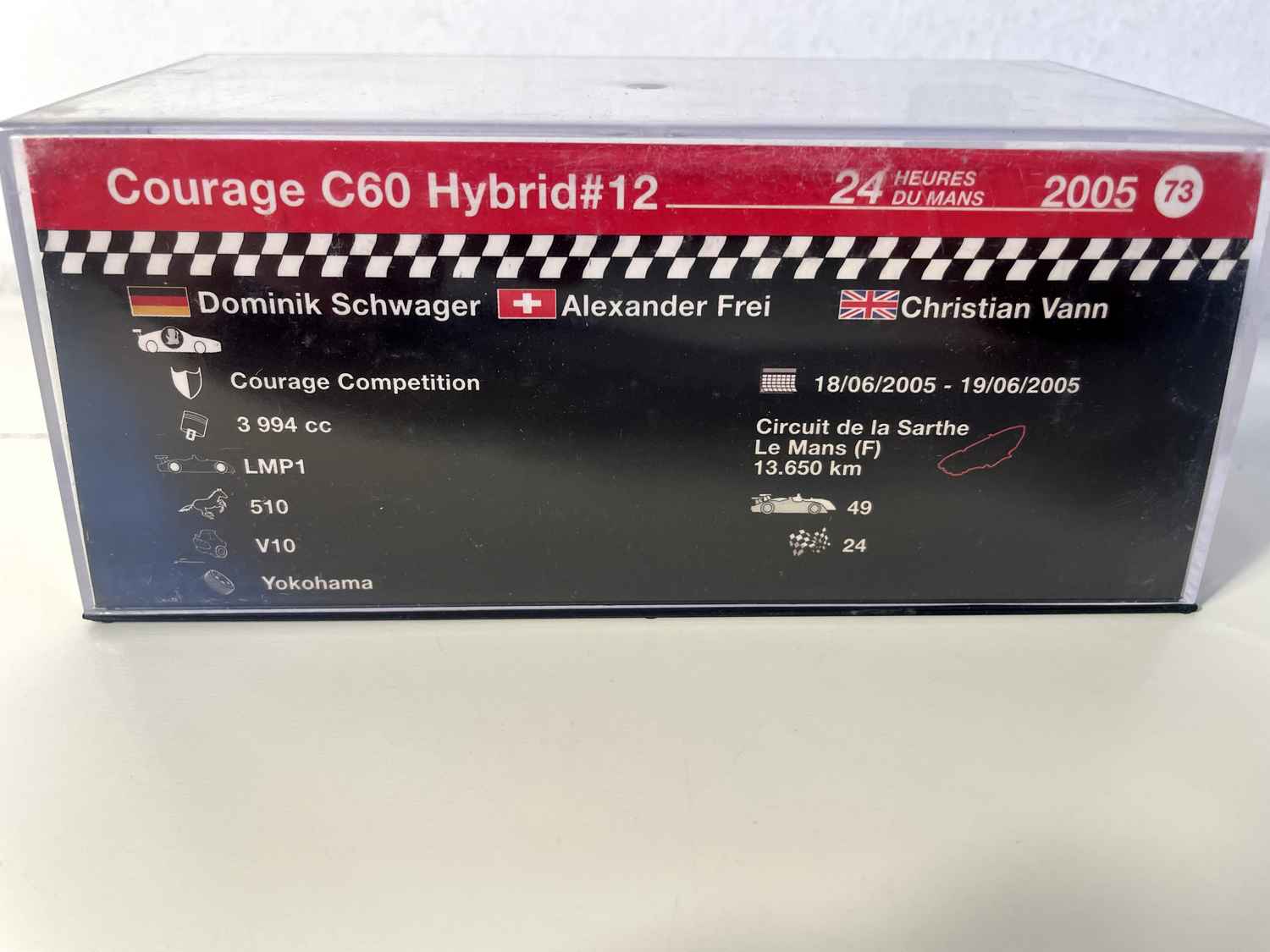 Courage C60 Hybrid niebieski numer 12 (24-godzinny wyścig Le Mans 2005)