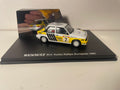 Renault 11 Turbo blanche, jaune et noire numéro 7 - rallye de l'Acropole de 1987 - IXO (coffret boite rectangle)
