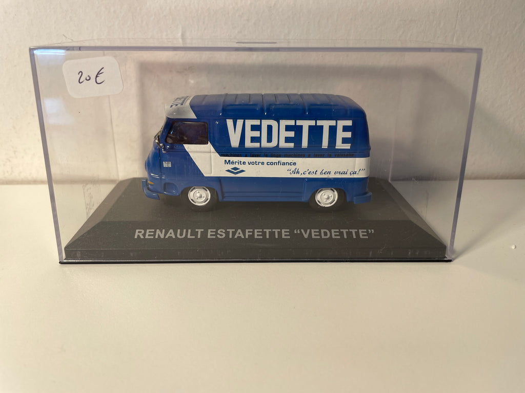 Renault blaue und weiße Estafette - VEDETTE Werbung (Haushaltsgeräte)