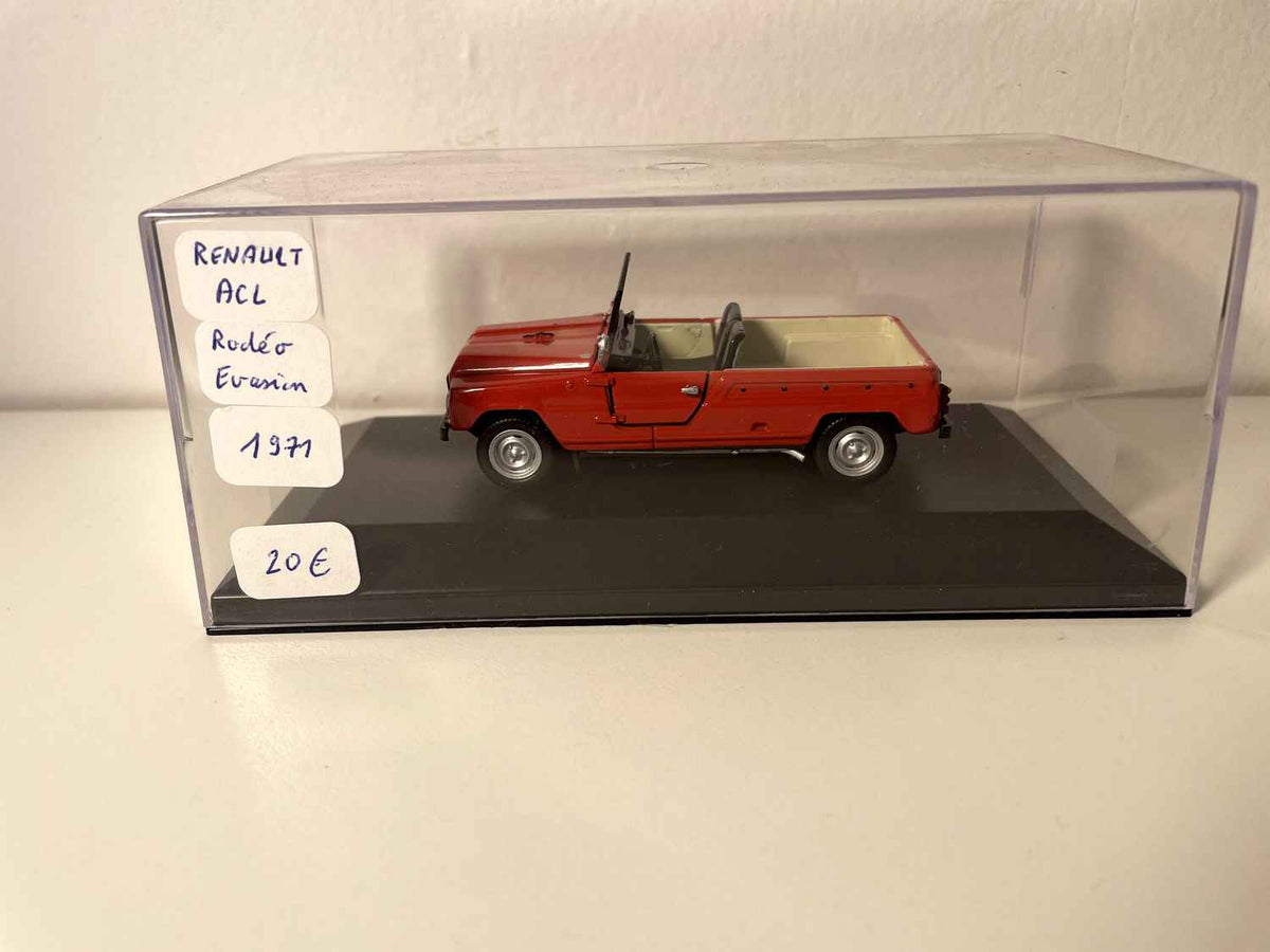 Renault ACL Rodéo Evasion czerwony z 1971 roku (samochód na podstawie)