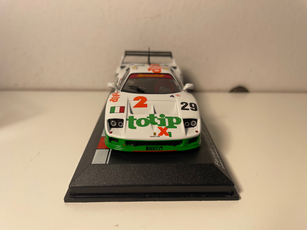 Ferrari F40 LM Weiß und Grün Nummer 29 - 24 Stunden von Le Mans 1994