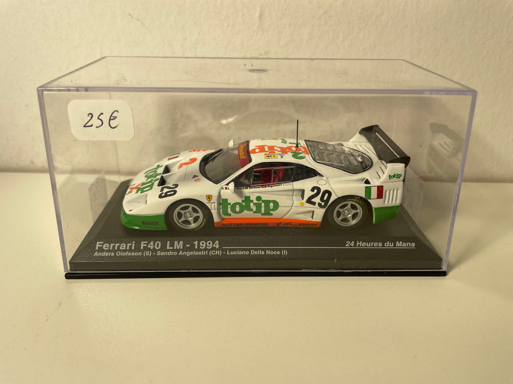 Ferrari F40 LM Weiß und Grün Nummer 29 - 24 Stunden von Le Mans 1994