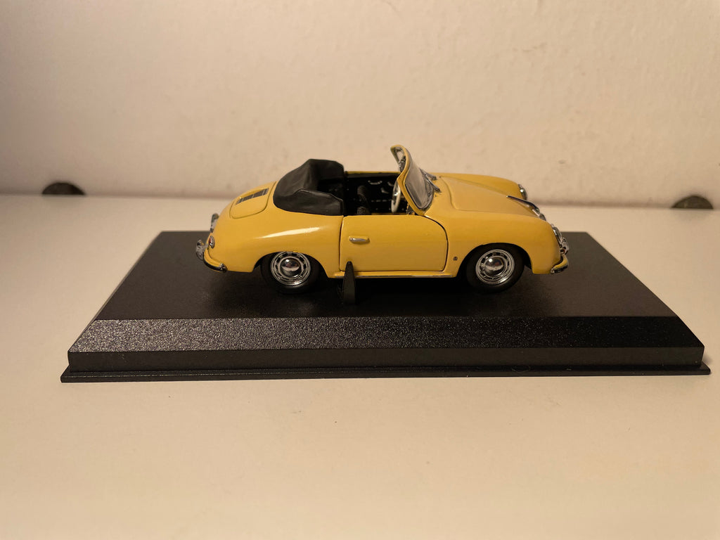 Porsche 356 A Cabriolet marron clair - collection DetailCars référence 225