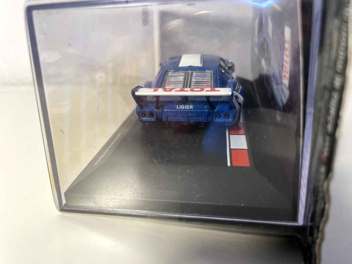 Ligier JS2 blo a wäiss Nummer 5 - 24 Stonnen vum Mans 1975