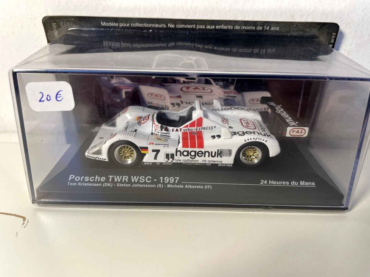 Porsche TWR WSC bianca numero 7 (24 Ore di Le Mans 1997)