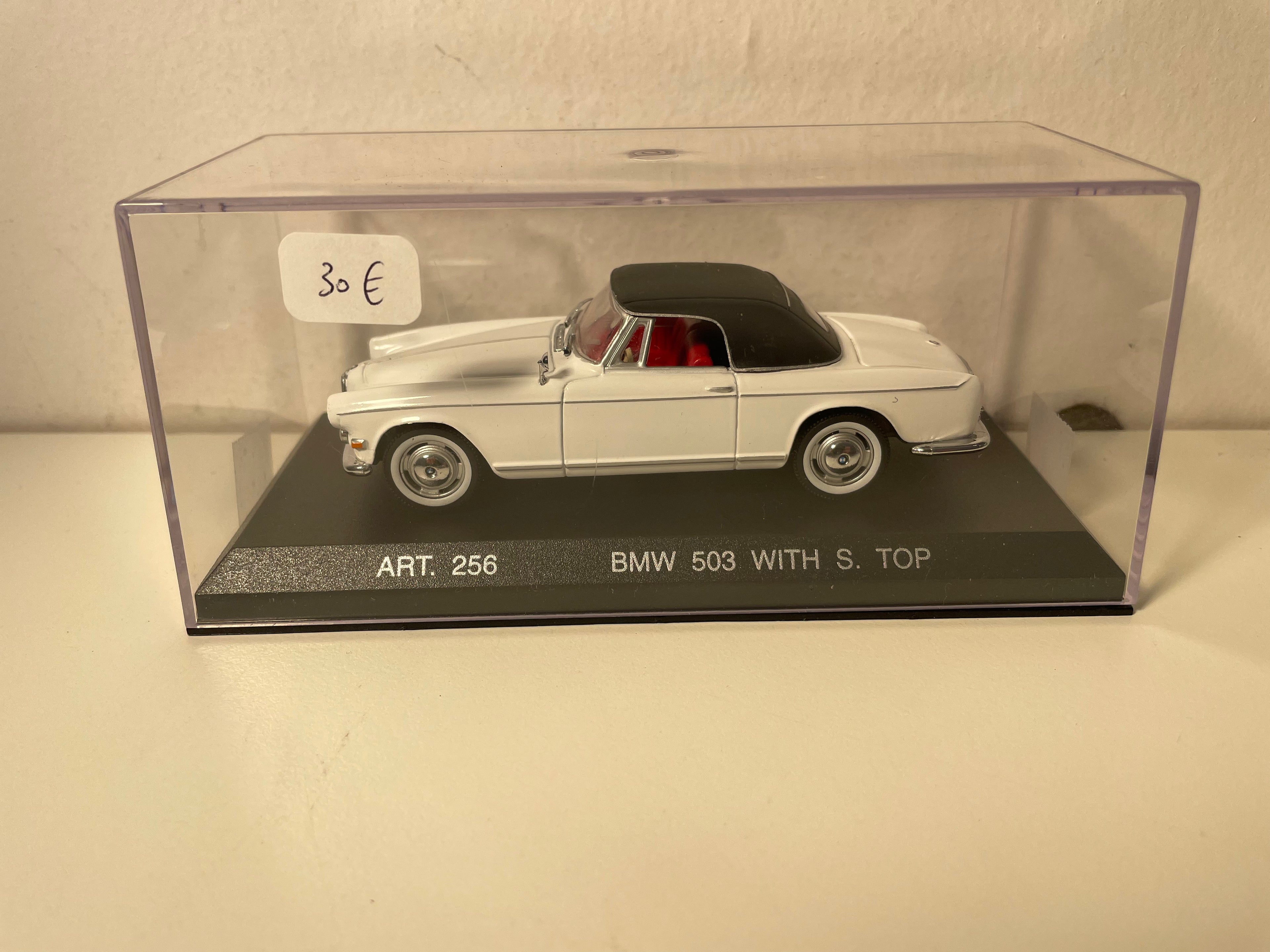 BMW 503 blanche avec S. Top - collection DetailCars référence 256