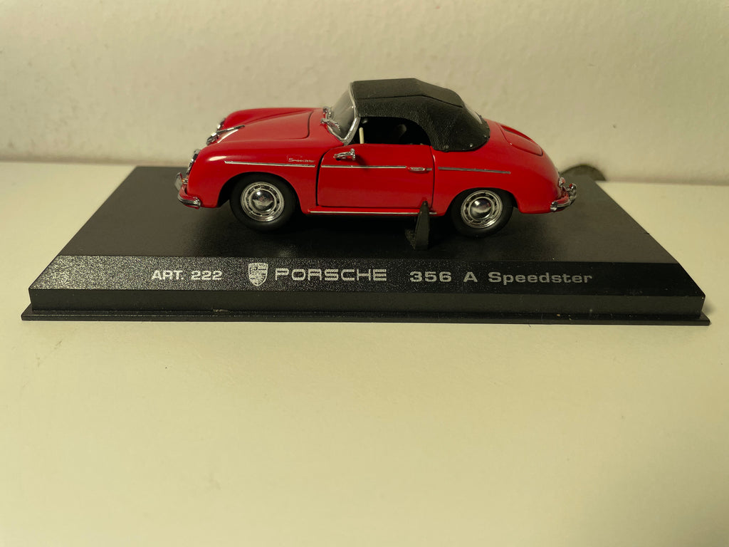 Porsche 356 A Speedster rouge - collection DetailCars référence 222