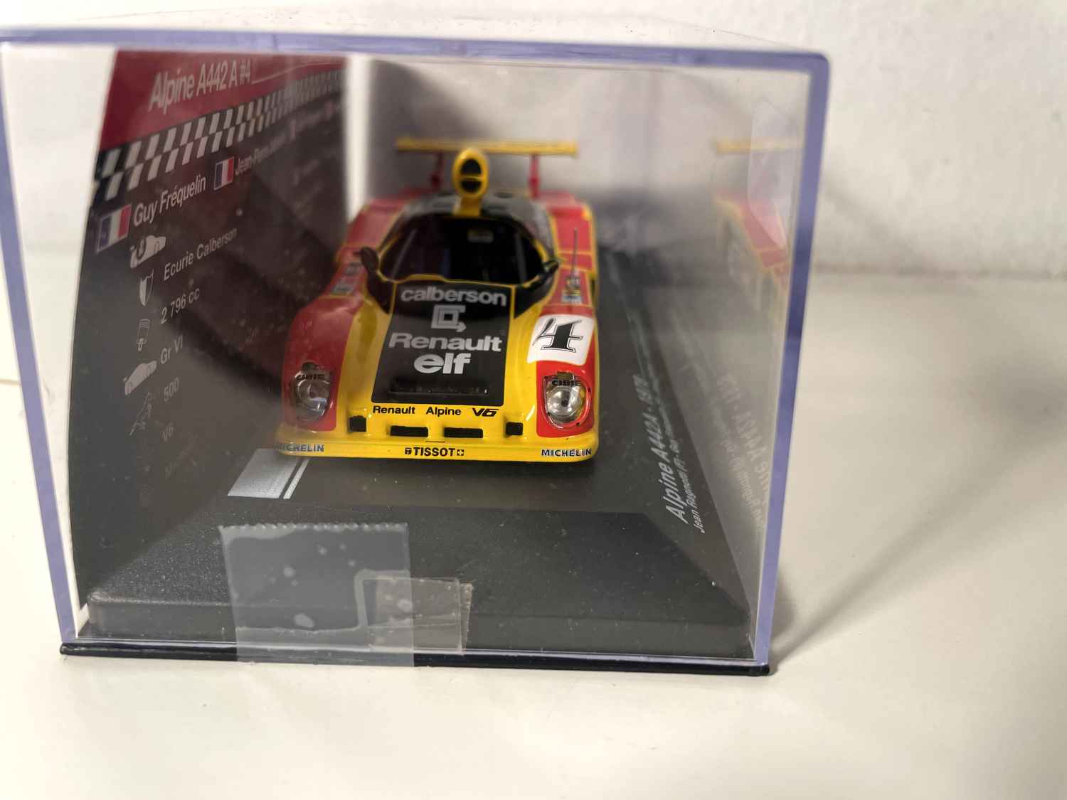 Renault Alpine A442A pomarańczowa, czerwona i czarna numer 4 - 24 godziny Le Mans 1978