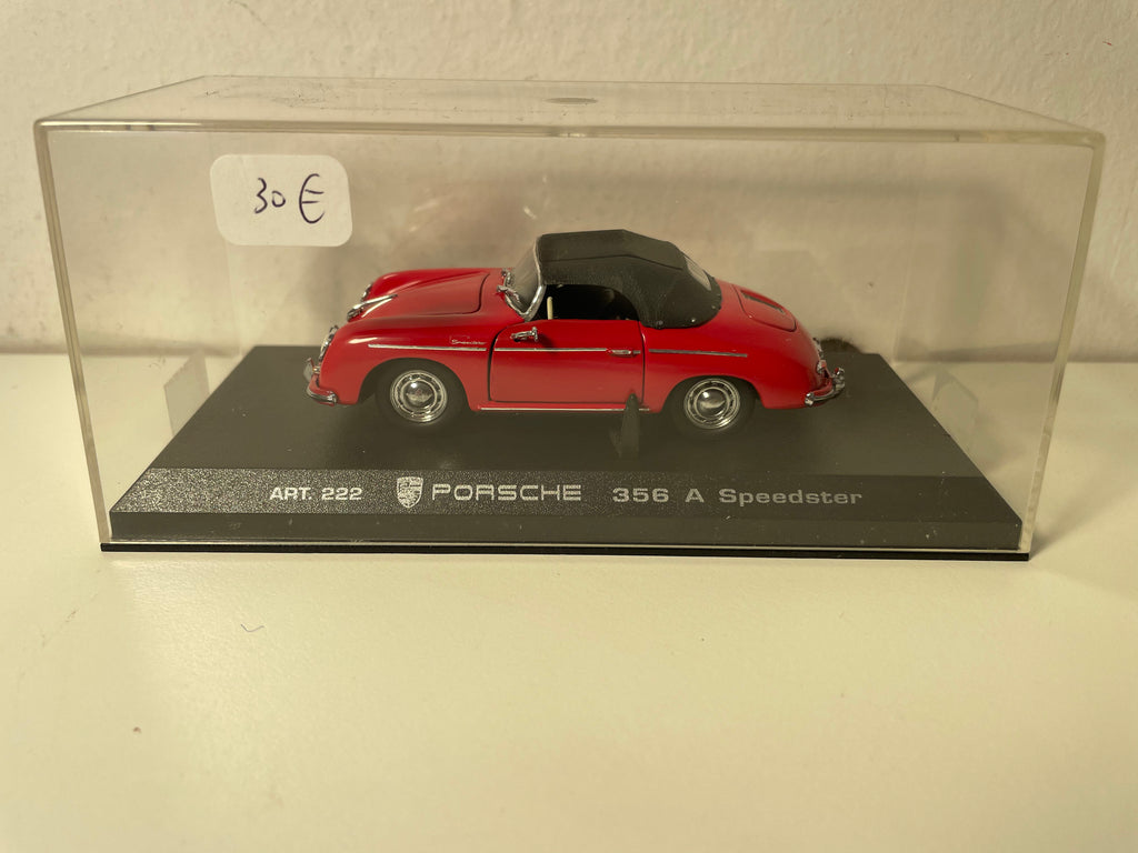 Porsche 356 A Speedster rouge - collection DetailCars référence 222