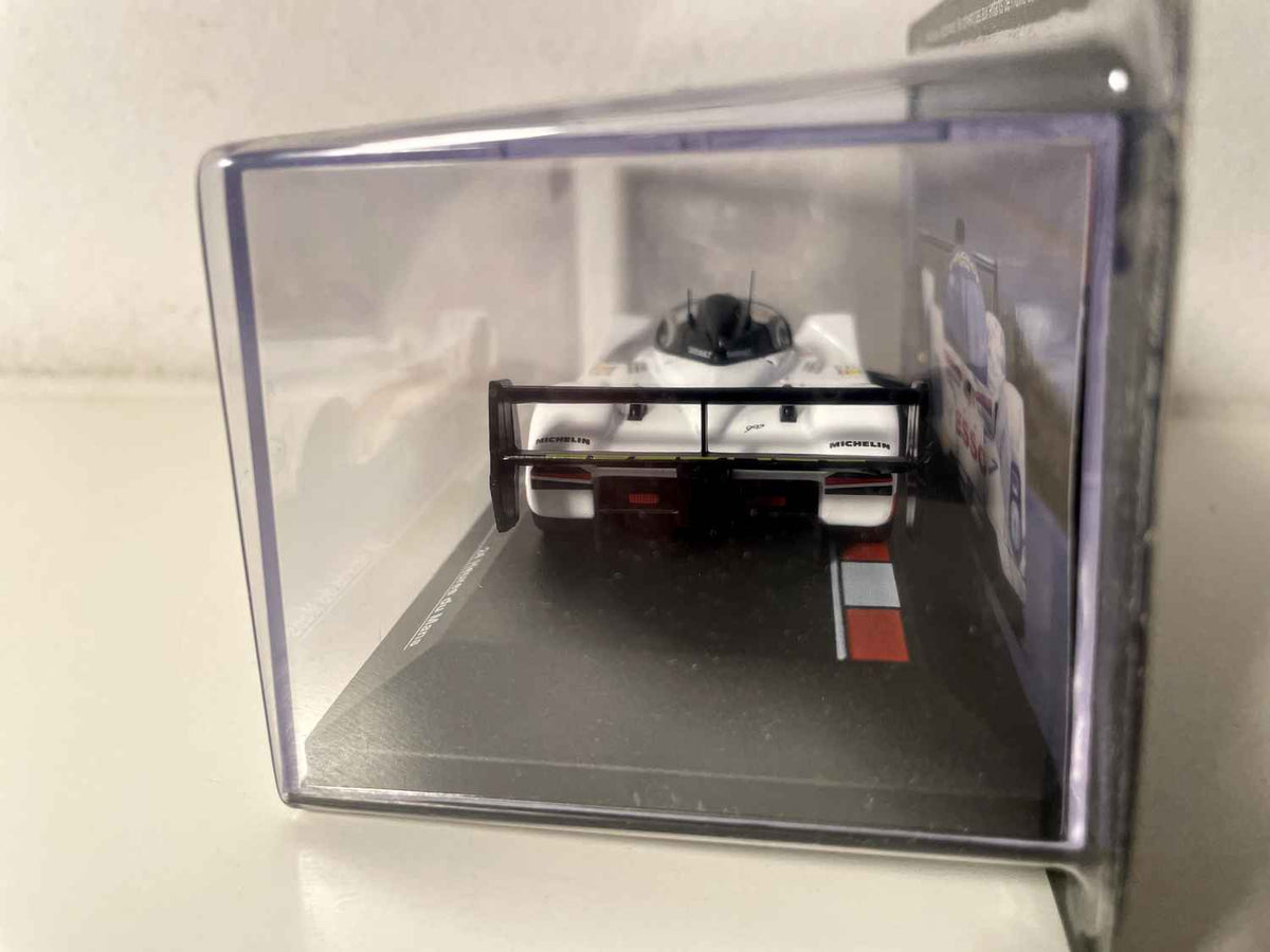 Peugeot 905 branco número 1 (24 Horas de Le Mans 1992) - caixa plexi
