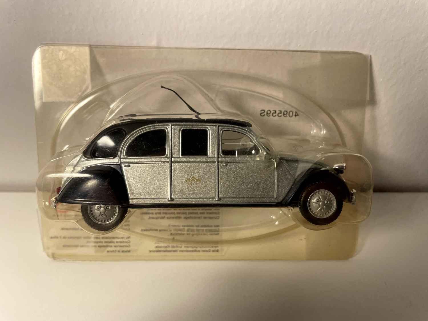 Citroën 2 CV Limousine Grau und Schwarz - Norev