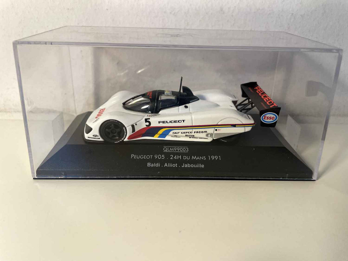 Peugeot 905 biały numer 5 - 24 godziny Le Mans 1991 - Kolekcja QUARTZO