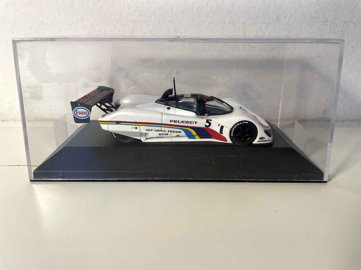 Peugeot 905 biały numer 5 - 24 godziny Le Mans 1991 - Kolekcja QUARTZO