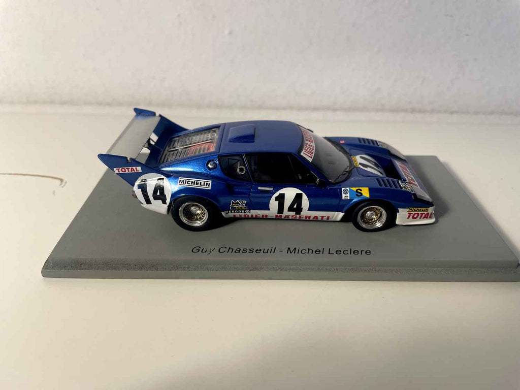 Ligier JS2 blo Nummer 14 24 Stonnen vum Mans 1974 - SPARK