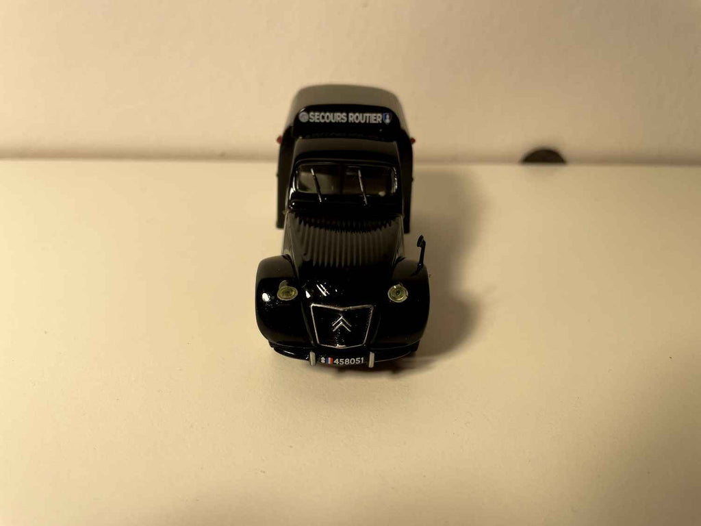 Citroën 2 CV AZU furgonetka blaszana czarna SECOURS ROUTIERS - Norev