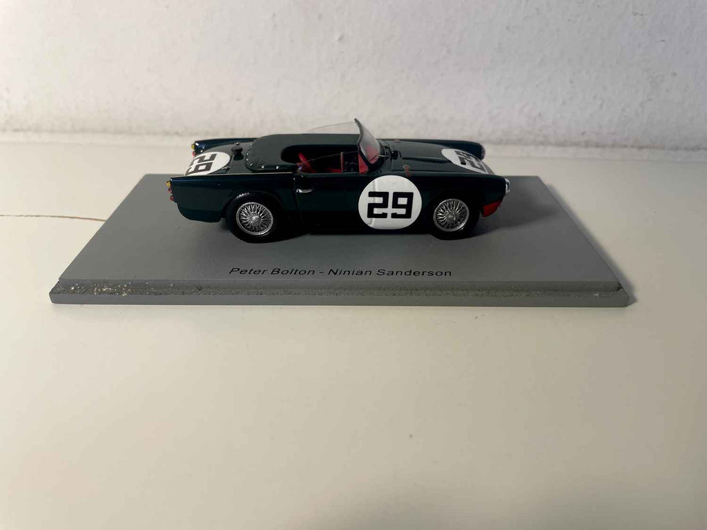 Triumph TRS gréng Nummer 29 - 24 Stonnen vum Mans 1960 - SPARK
