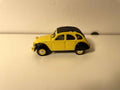 Citroën 2 CV 6 jaune et noire avec jantes jaunes et argentées - Norev (sous blister)
