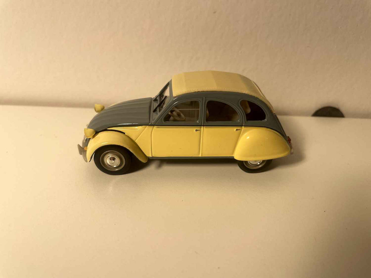 Citroën 2 CV 6 Dolly beżowa i szara - Norev
