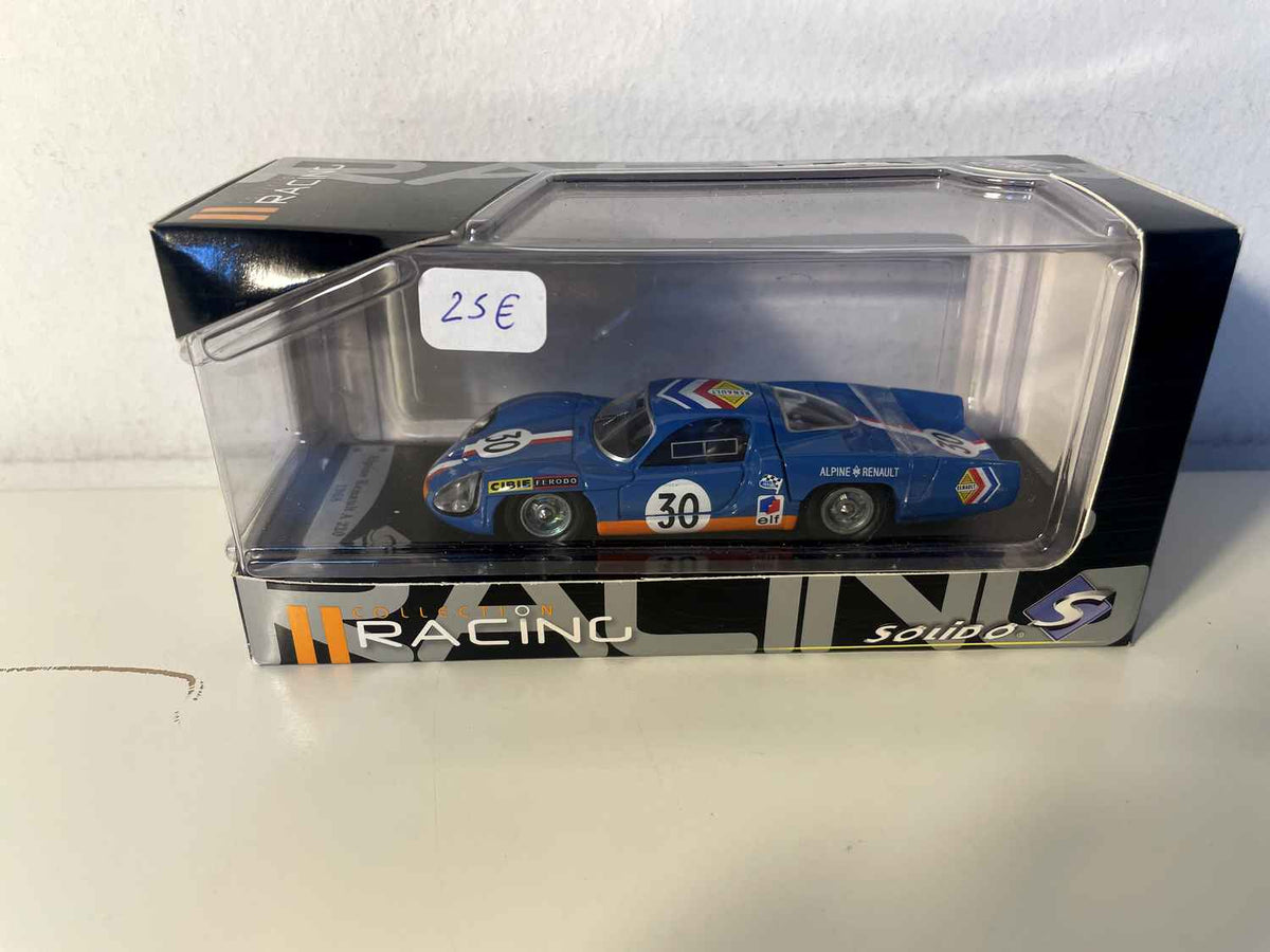 Renault Alpine A220 blo Nummer 30 vun 1968 (Solido collection Racing)