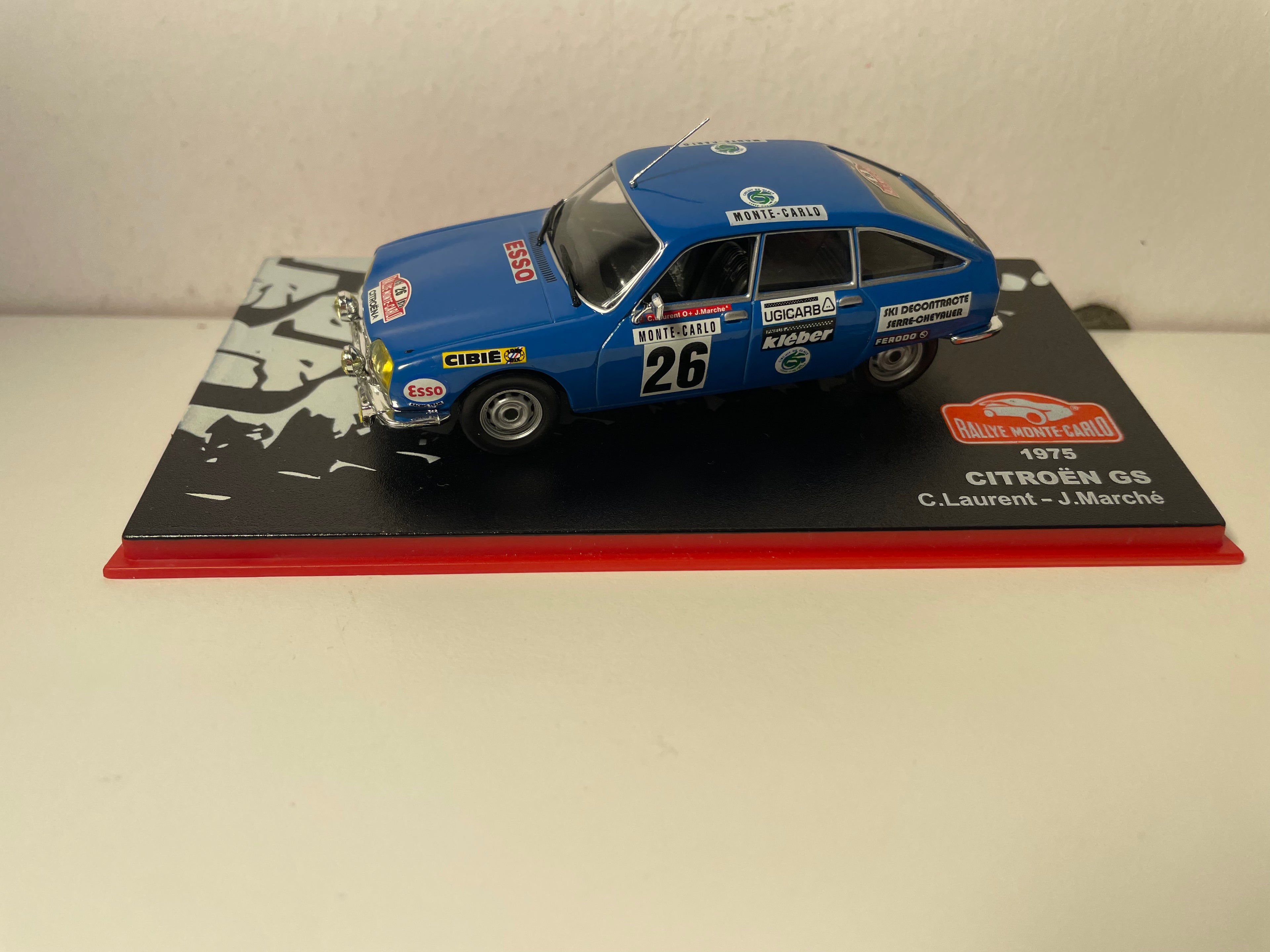 Citroën GS blo Nummer 26 - Rallye de Monté-Carlo 1975