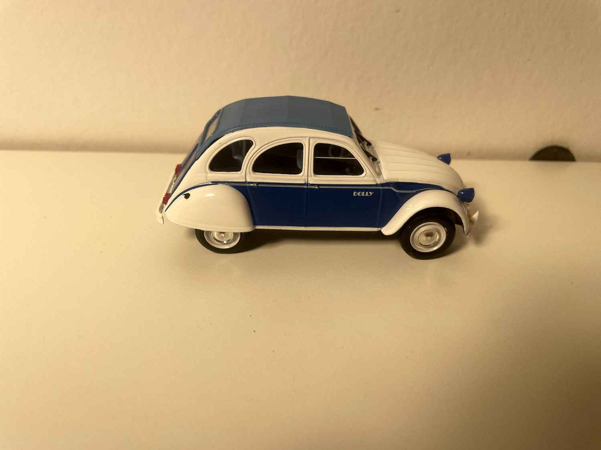 Citroën 2 CV 6 Dolly niebieska i biała - Norev