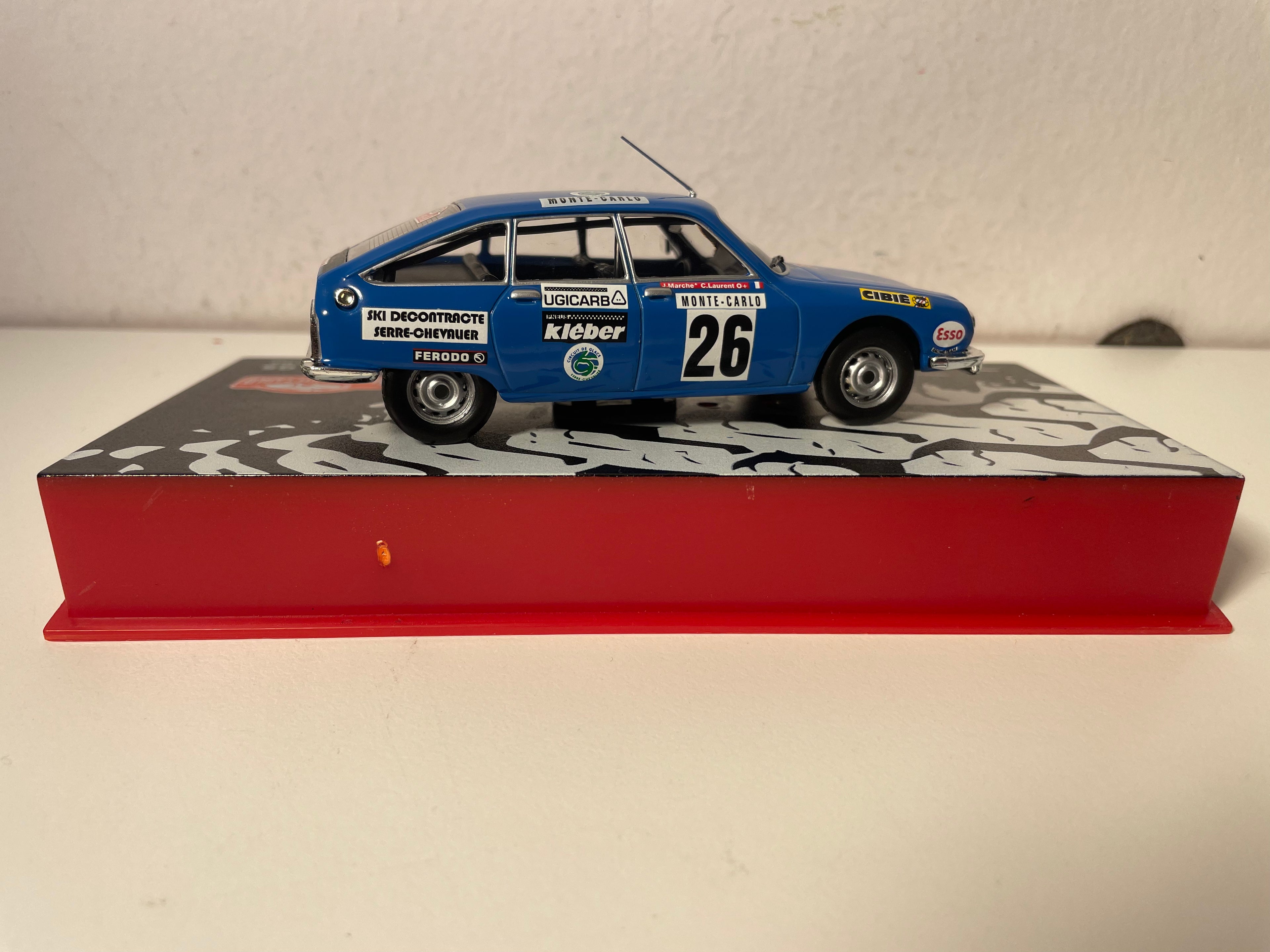 Citroën GS blo Nummer 26 - Rallye de Monté-Carlo 1975