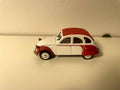 Citroën 2 CV 6 Dolly Branca e Vermelha - Norev