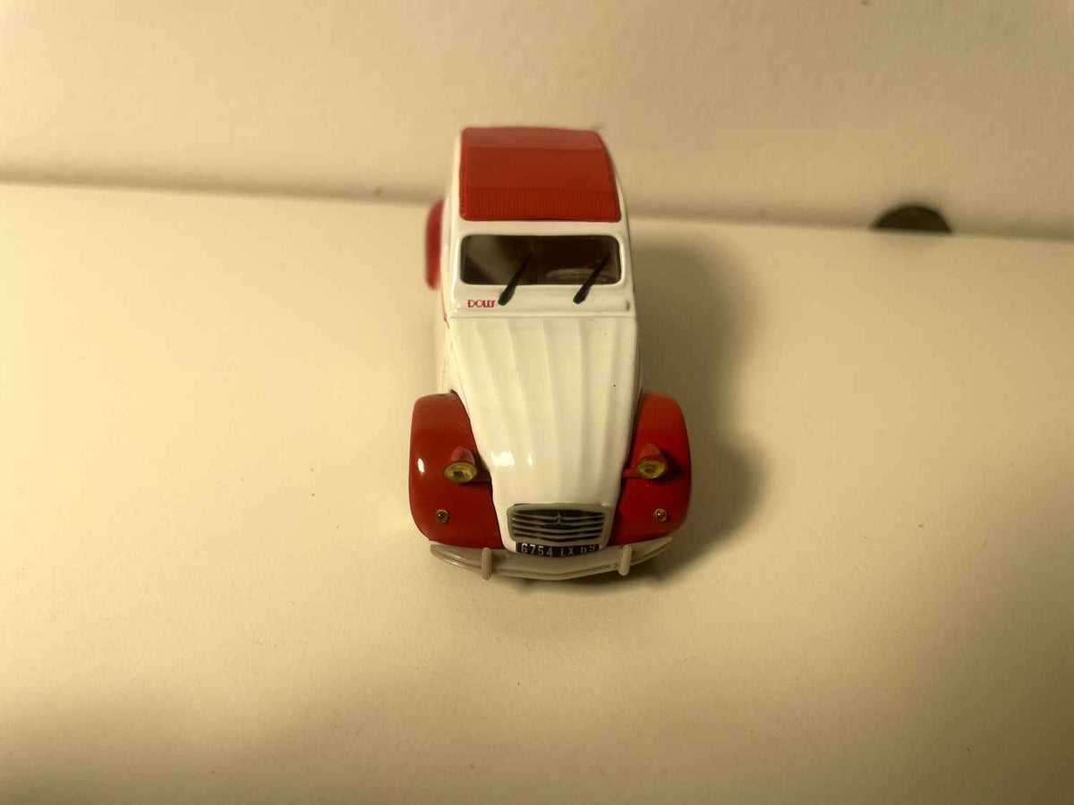 Citroën 2 CV 6 Dolly biała i czerwona - Norev