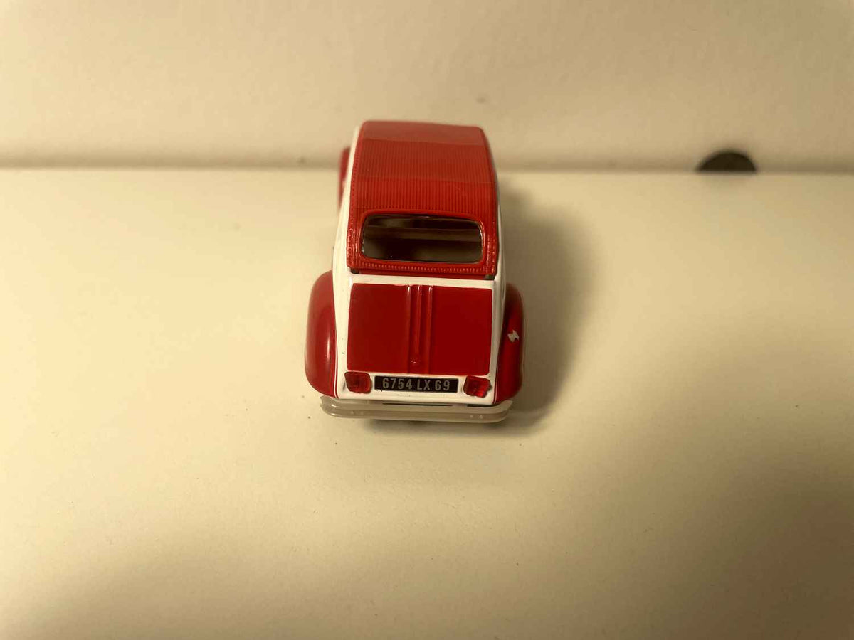Citroën 2 CV 6 Dolly biała i czerwona - Norev