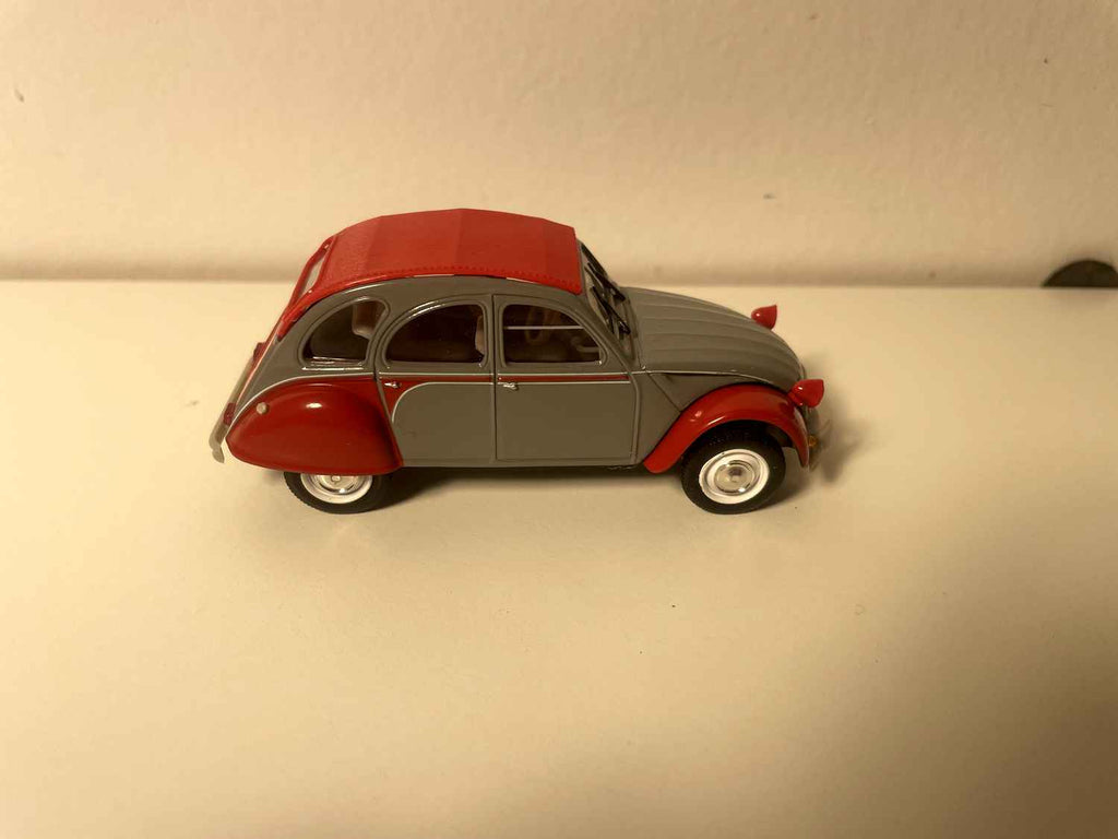 Citroën 2 CV 6 Dolly Grey and Red - Norev
