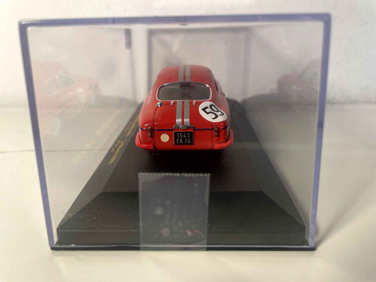 DB Panhard HBR4 rouge et bandes grises numéro 59 - 24 heures du Mans de 1959 - IXO