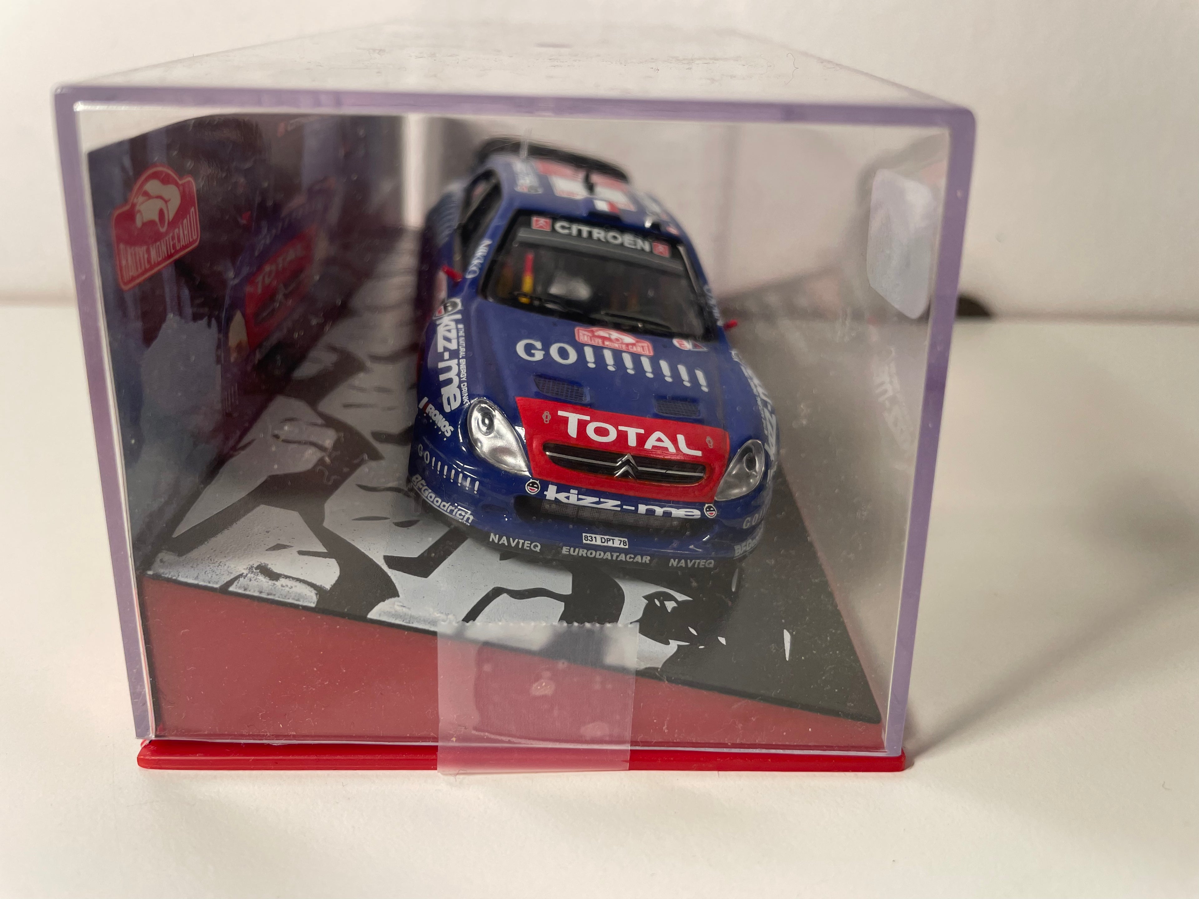Citroën Xsara WRC blauwe nummer 1 - rally van Monte-Carlo 2006