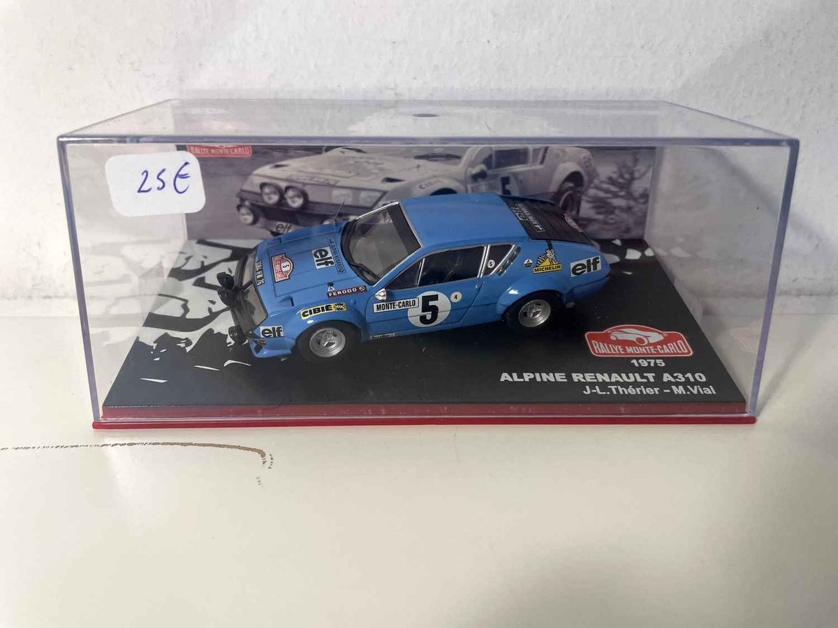 Renault Alpine A310 niebieski numer 5 - rajd Monte Carlo 1975