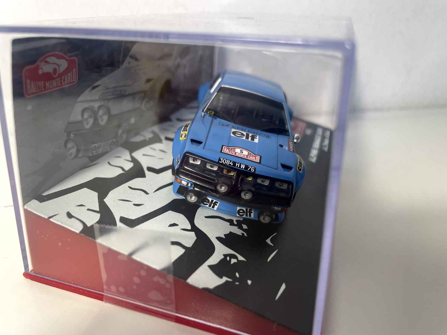 Renault Alpine A310 niebieski numer 5 - rajd Monte Carlo 1975