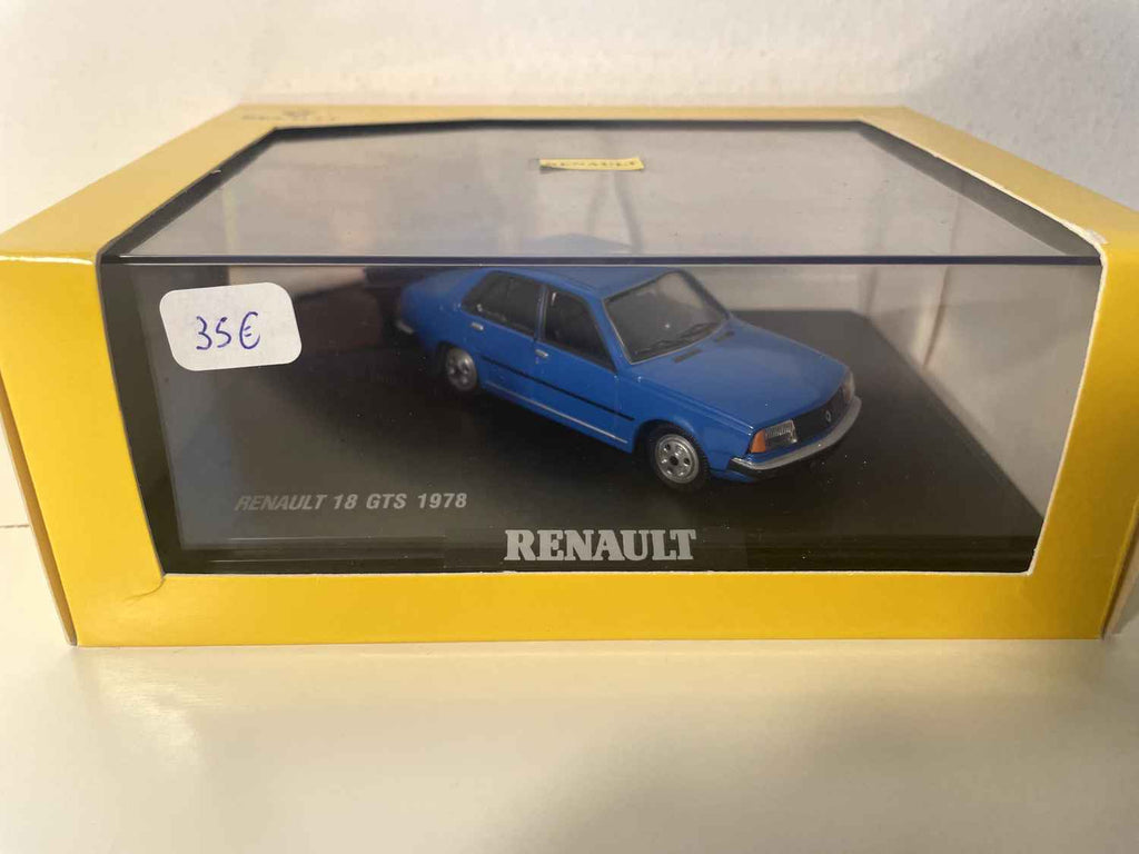 Renault 18 GTS blau von 1978 rechteckige Box-Set - NOREV