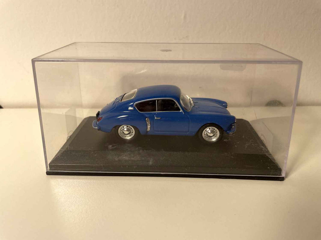 1965 blauwe Renault Alpine A106 (kleine plexiglas doos)