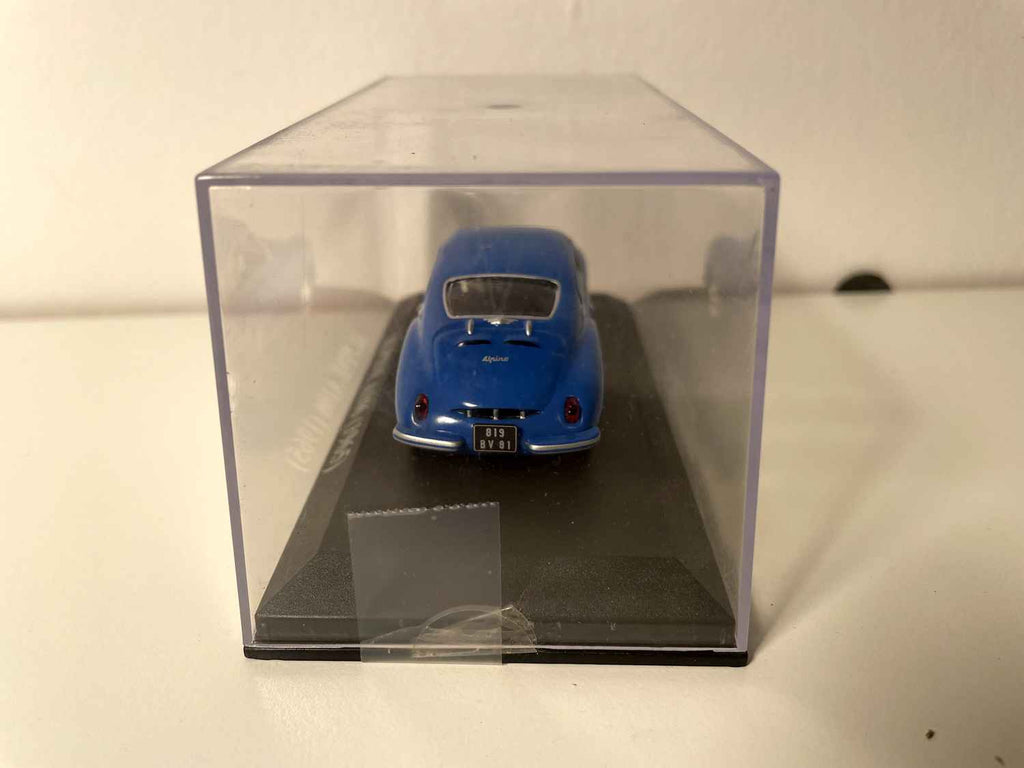 1965 blauwe Renault Alpine A106 (kleine plexiglas doos)