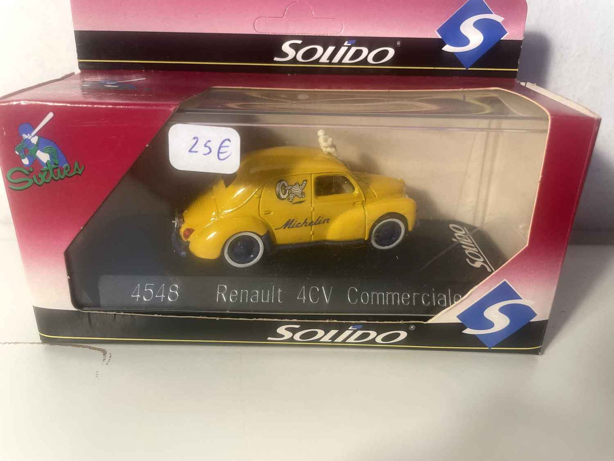 Renault 4 CV giel kommerziell MICHELIN (Solido 4548)