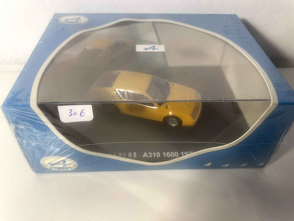 Renault Alpine A310 1600 pomarańczowo-żółty z 1973 roku w prostokątnym pudełku - NOREV