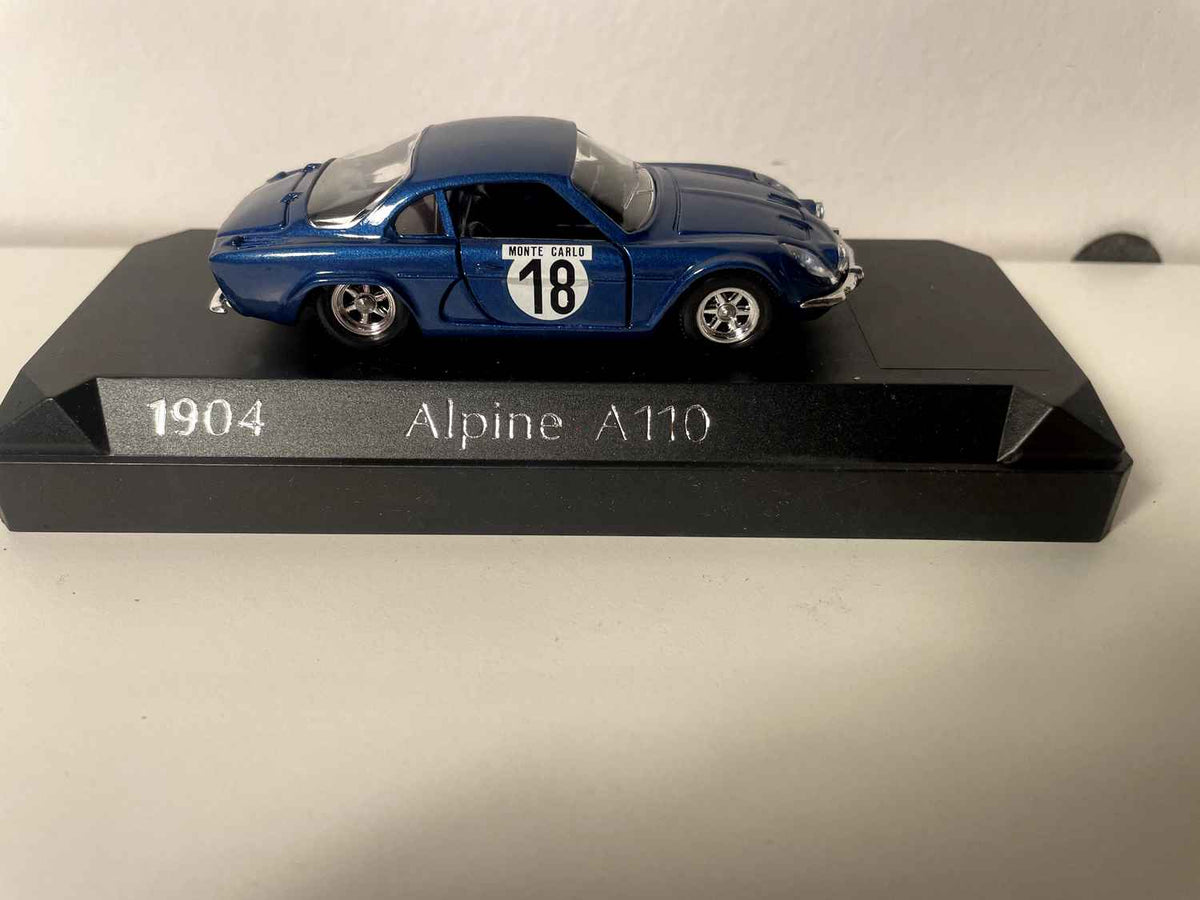 Renault Alpine A110 blo Nummer 18 (Solido Referenz 1904) - giel Kartonobox