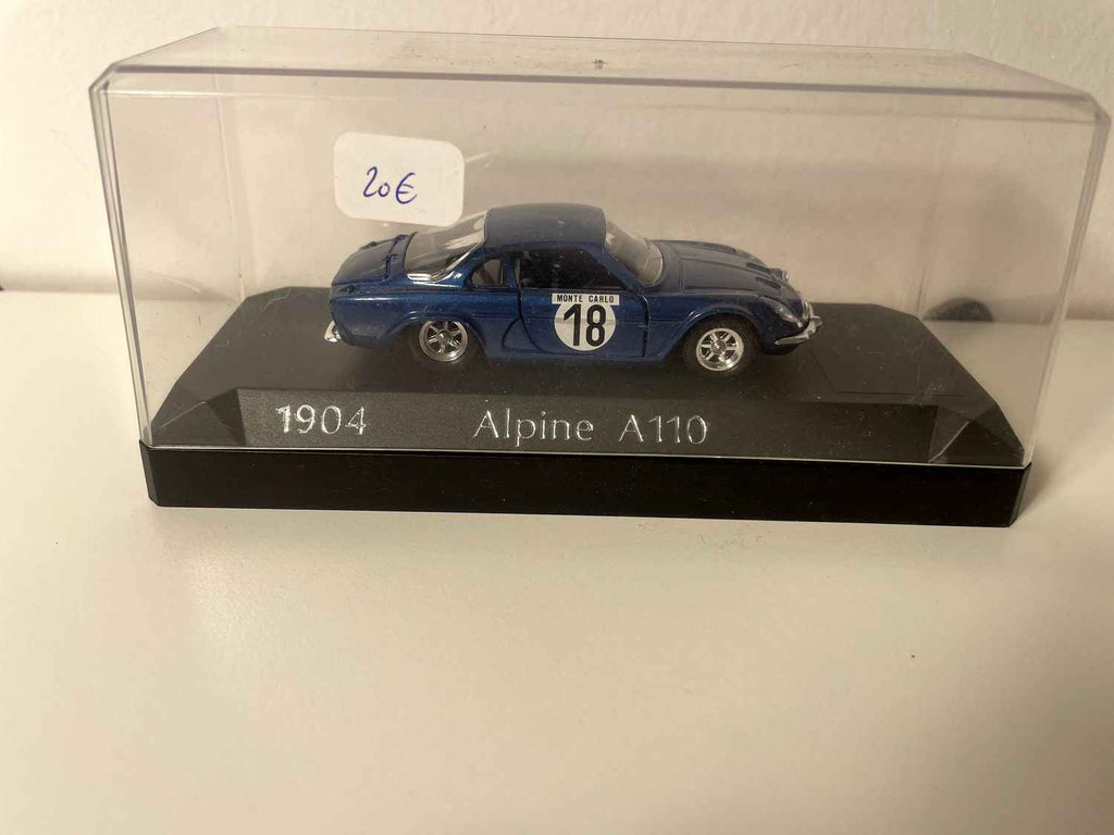 Renault Alpine A110 niebieska nr 18 (Solido referencja 1904) - żółte pudełko kartonowe
