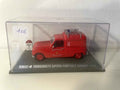1965 rote Renault 4 Transporter der Annonay Feuerwehr