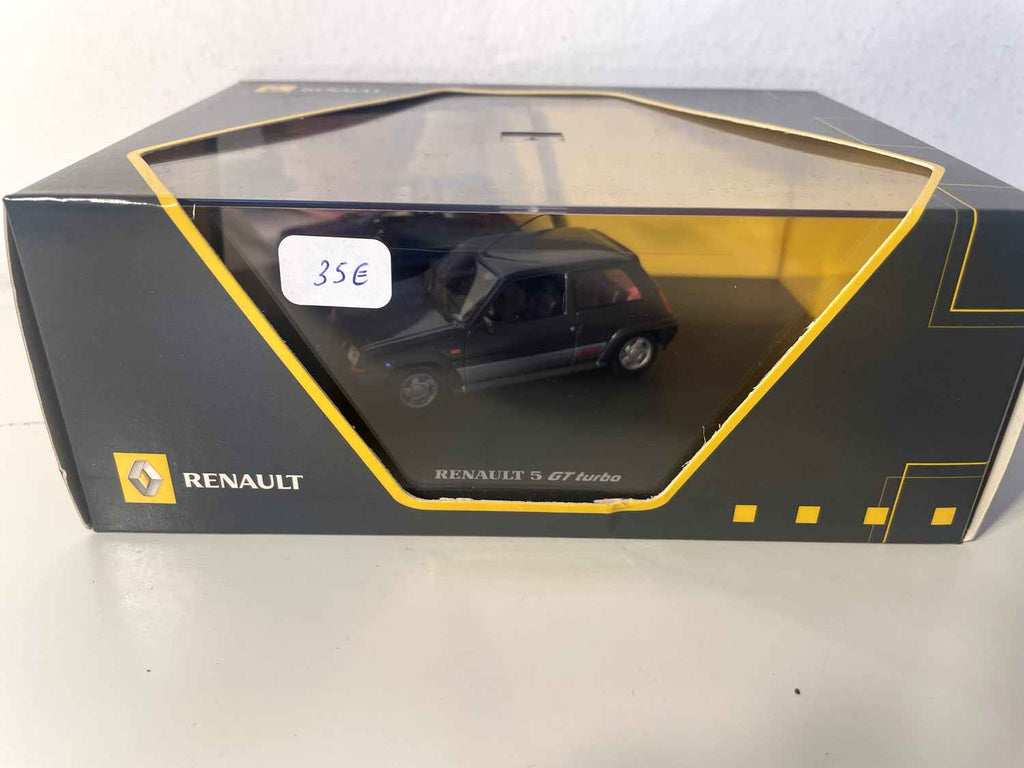 Renault 5 GT Turbo an däischgräif Faarf (Rechthoek Box) - Universal Hobbies
