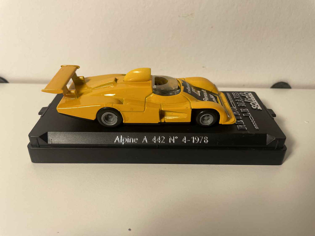 Renault Alpine A442 yellow number 4 from 1978 - Solido