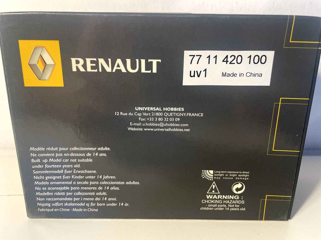 Renault 5 GT Turbo an däischgräif Faarf (Rechthoek Box) - Universal Hobbies