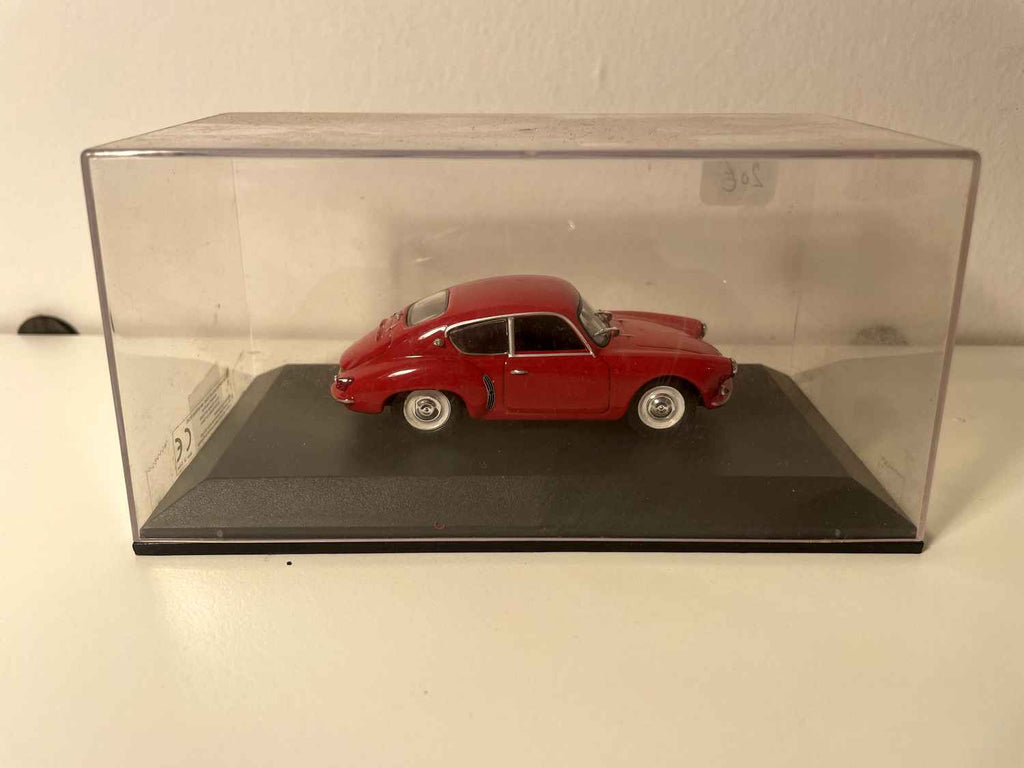 Renault Alpine A106 Mille Miles rossa del 1956 (grande scatola in plexiglas)
